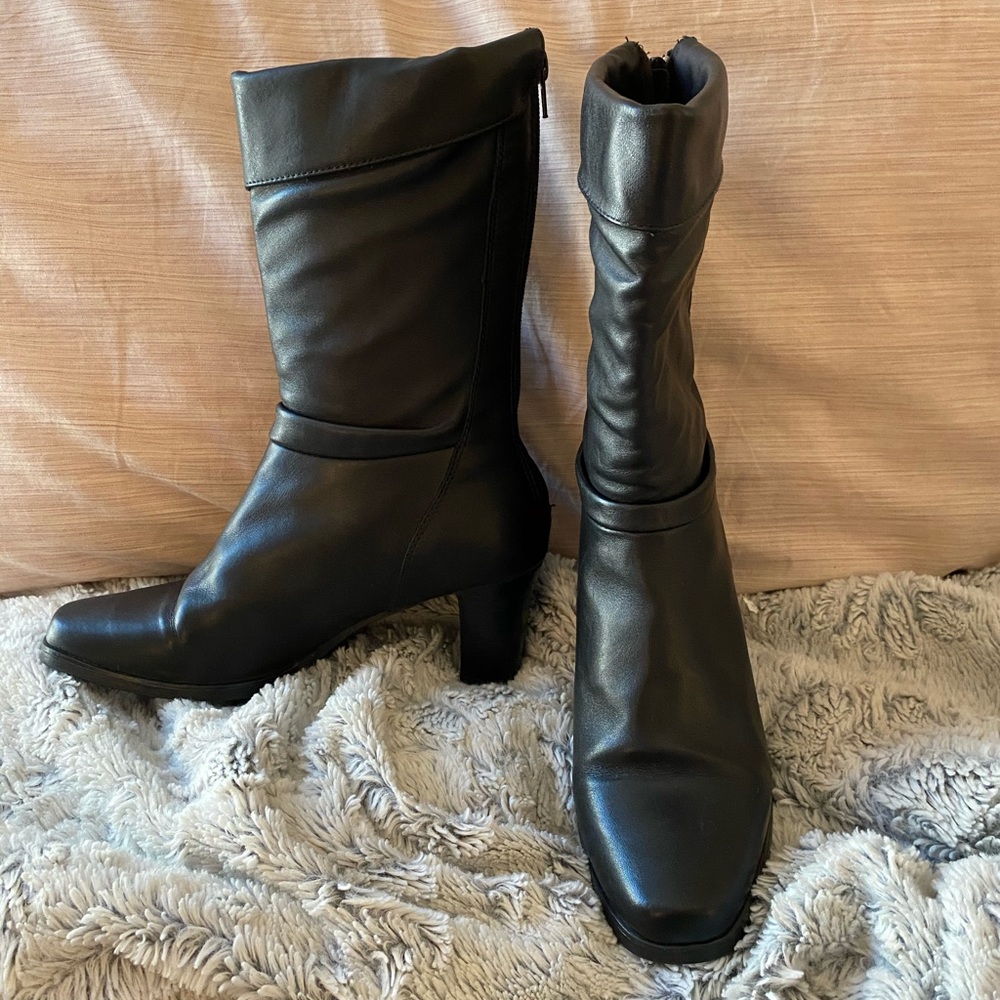 🍂 STUDIO BLONDO!! Waterproof Heeled Boots
